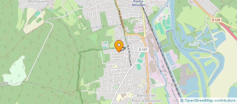 localisation de l'entreprise MONSIEUR AARON STAHL  BLENOD-LES-PONT-A-MOUSSON