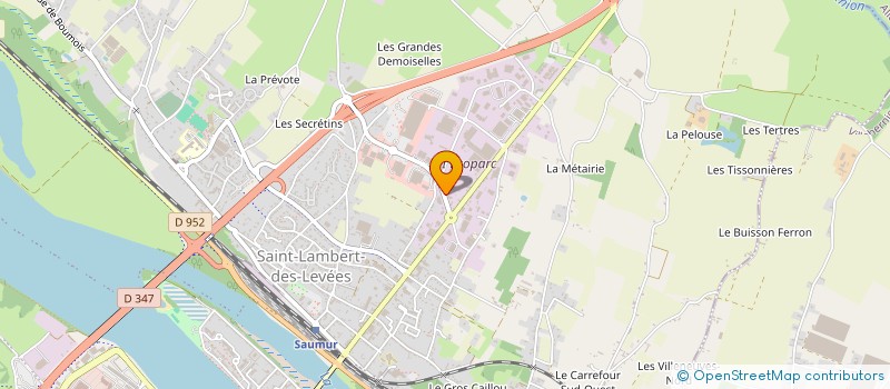 localisation de l'entreprise MONSIEUR AARON TINTEN  SAUMUR