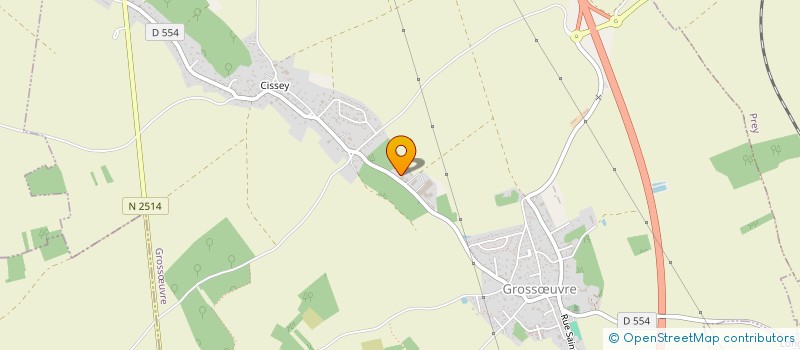 localisation de l'entreprise MONSIEUR AARON TOCQUARD  GROSSUVRE