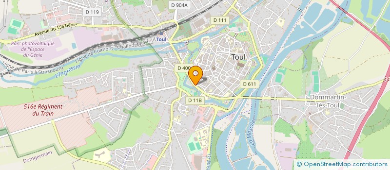 localisation de l'entreprise MONSIEUR AARON TOWNSEND  TOUL