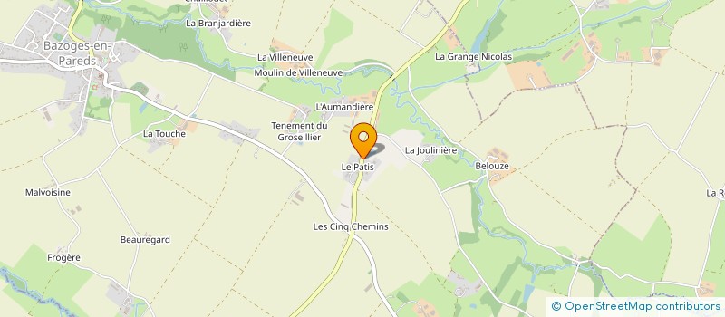 localisation de l'entreprise MONSIEUR AARON ZAPPULA  BAZOGES-EN-PAREDS