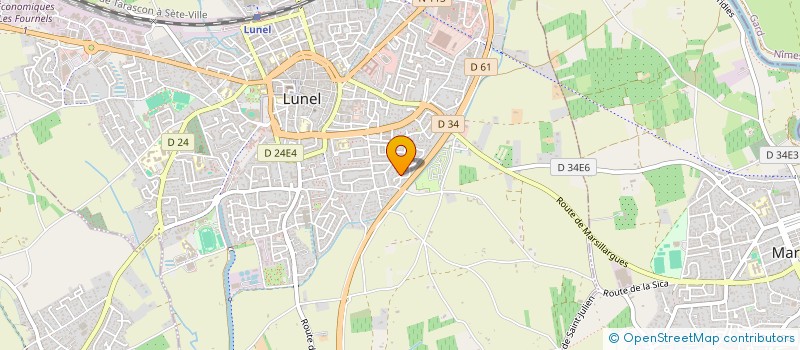 localisation de l'entreprise MONSIEUR AB BELKHITER à LUNEL