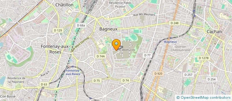 localisation de l'entreprise MONSIEUR AB-DEL MALIK BILOUM  BAGNEUX