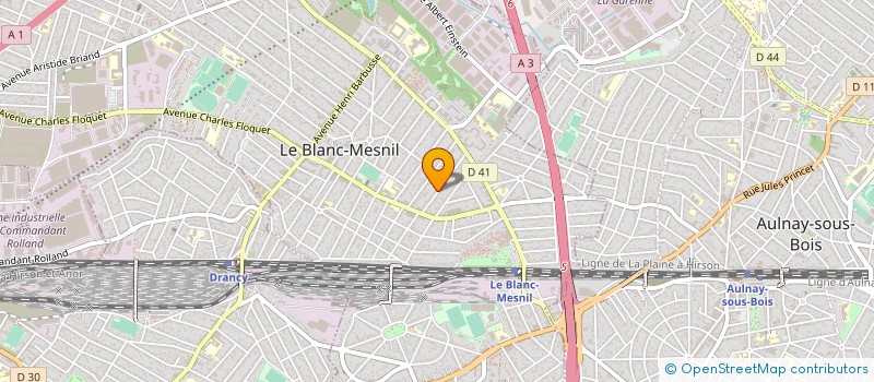localisation de l'entreprise MONSIEUR AB LALAOUI à LE BLANC-MESNIL