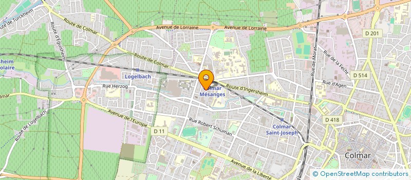 localisation de l'entreprise MONSIEUR ABAAS ABDULKADIR SHAAM  COLMAR