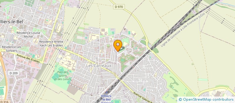 localisation de l'entreprise MONSIEUR ABABACAR MBENGUE à GONESSE