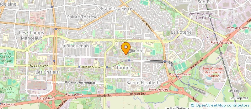 localisation de l'entreprise MONSIEUR ABAEL ZERAY  RENNES