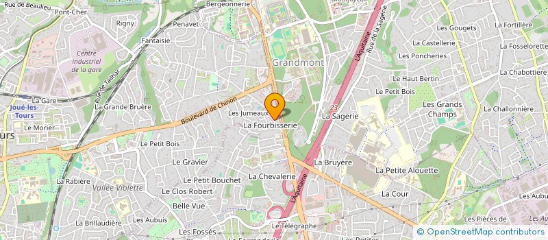 localisation de l'entreprise MONSIEUR ABAKAR ATEIP MAHAMOUD  CHAMBRAY-LES-TOURS