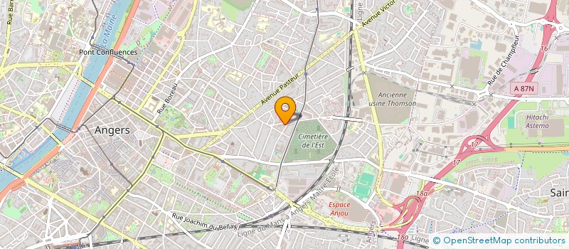 localisation de l'entreprise MONSIEUR ABAKAR HAROUN à ANGERS