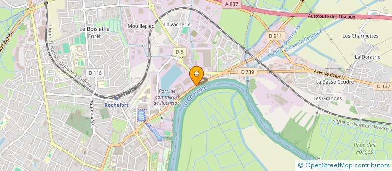 localisation de l'entreprise MONSIEUR ABAKAR ISMAIL SEID  ROCHEFORT