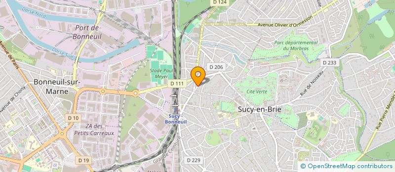 localisation de l'entreprise MONSIEUR ABAS ABAZ  SUCY-EN-BRIE