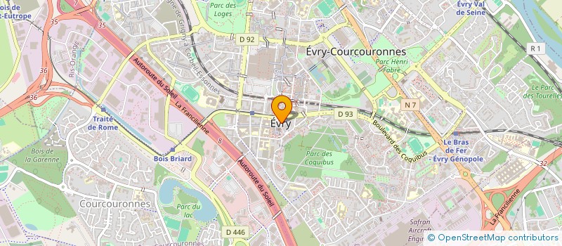 localisation de l'entreprise MONSIEUR ABAS SAFI  EVRY-COURCOURONNES