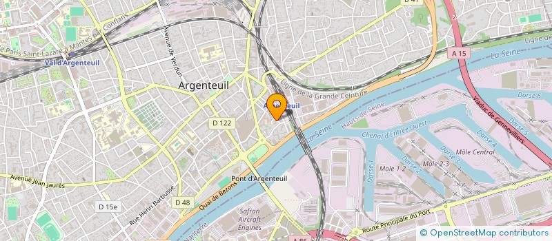 localisation de l'entreprise MONSIEUR ABASS ADAM  ARGENTEUIL