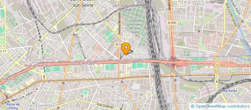 localisation de l'entreprise MONSIEUR ABASS IKKEN à SAINT-OUEN-SUR-SEINE