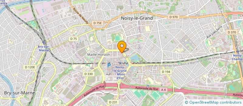 localisation de l'entreprise MONSIEUR ABASS KOUROUMA  NOISY-LE-GRAND