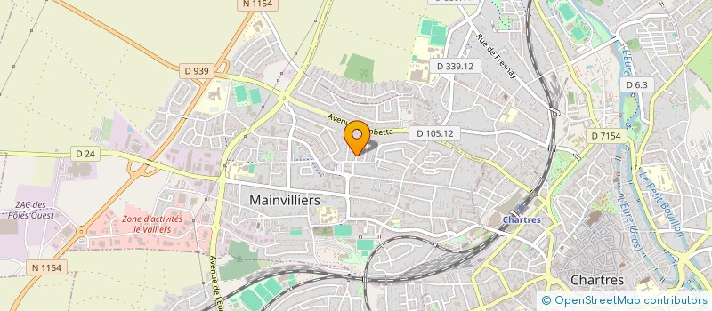 localisation de l'entreprise MONSIEUR ABASS OUATTARA à MAINVILLIERS