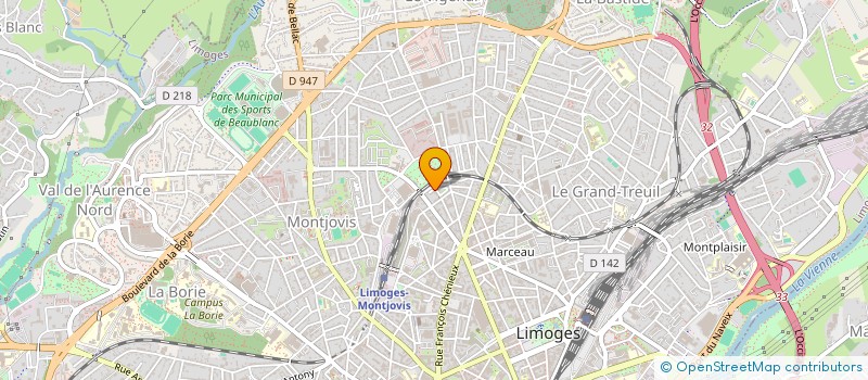 localisation de l'entreprise MONSIEUR ABASS OUATTARA à LIMOGES