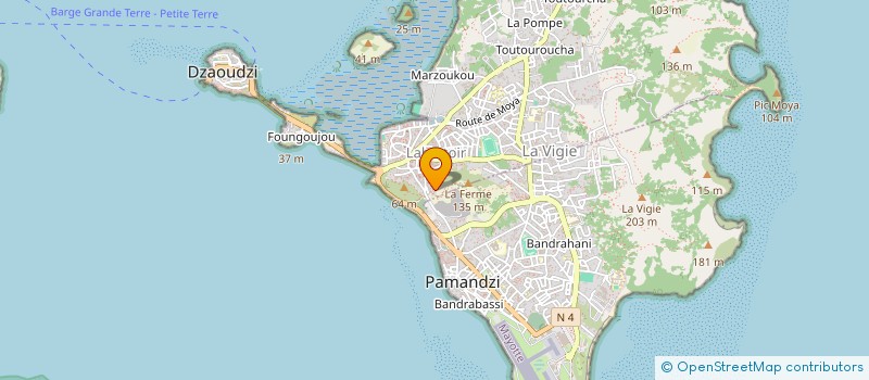 localisation de l'entreprise MONSIEUR ABASSE ATTOUMANE à DZAOUDZI
