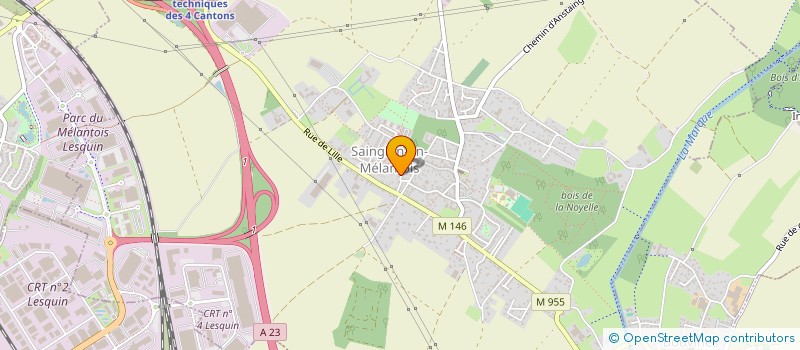 localisation de l'entreprise MONSIEUR ABASSI MOHAMED  SAINGHIN-EN-MELANTOIS