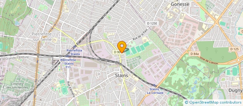 localisation de l'entreprise MONSIEUR ABASSY MOUSSA KEITA à STAINS