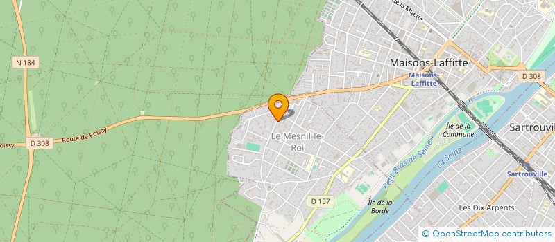 localisation de l'entreprise MONSIEUR ABAZ AVDIJAJ  LE MESNIL-LE-ROI