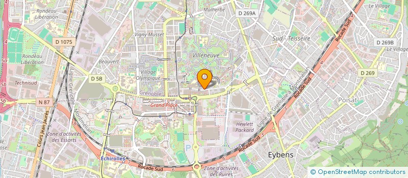 localisation de l'entreprise MONSIEUR ABAZ JASARI  GRENOBLE