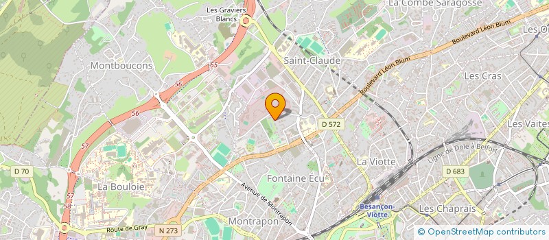 localisation de l'entreprise MONSIEUR ABBAS AHMAD à BESANCON