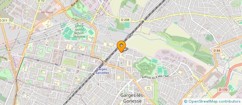 localisation de l'entreprise MONSIEUR ABBAS AKHTAR à GARGES-LES-GONESSE