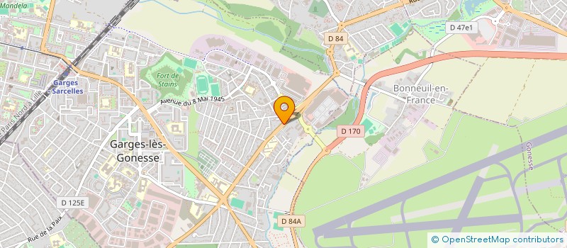 localisation de l'entreprise MONSIEUR ABBAS ALI  GARGES-LES-GONESSE