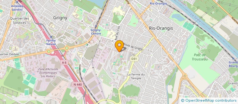 localisation de l'entreprise MONSIEUR ABBAS BOUCHELOUCHE à RIS-ORANGIS