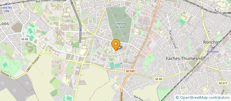 localisation de l'entreprise MONSIEUR ABBAS EBRAHIMI à LILLE
