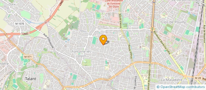 localisation de l'entreprise MONSIEUR ABBAS FAKHR  FONTAINE-LES-DIJON