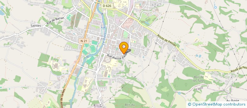 localisation de l'entreprise MONSIEUR ABBAS GHOLAM HOSSEINI  AUCH