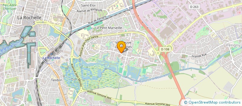 localisation de l'entreprise MONSIEUR ABBAS HASSANAIN  LA ROCHELLE