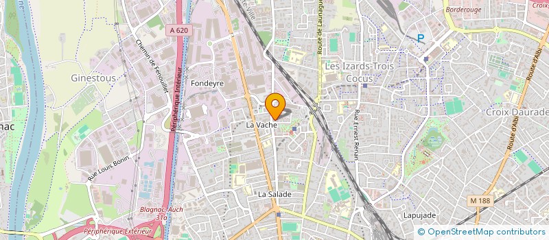 localisation de l'entreprise MONSIEUR ABBAS ISHAQ TAMOUR  TOULOUSE