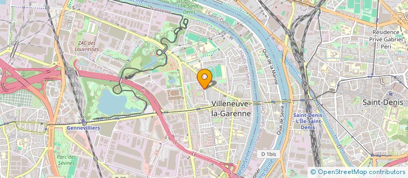localisation de l'entreprise MONSIEUR ABBAS KEDJOUTI  VILLENEUVE-LA-GARENNE