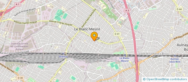 localisation de l'entreprise MONSIEUR ABBAS NADJAPOORMIRI à LE BLANC-MESNIL