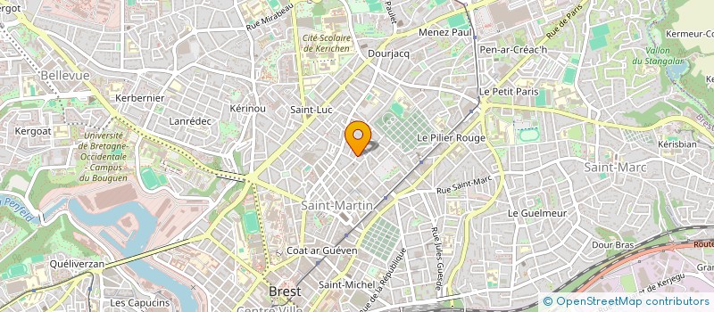 localisation de l'entreprise MONSIEUR ABBAS RIDJALI à BREST