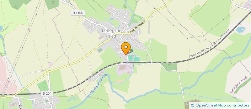 localisation de l'entreprise MONSIEUR ABBAS SAHNOUN  TETING-SUR-NIED