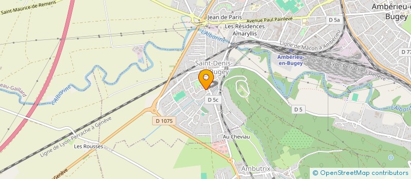 localisation de l'entreprise MONSIEUR ABBAS SAHRAOUI à SAINT-DENIS-EN-BUGEY