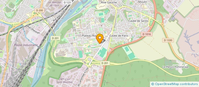 localisation de l'entreprise MONSIEUR ABBAS SAQIB  CREIL