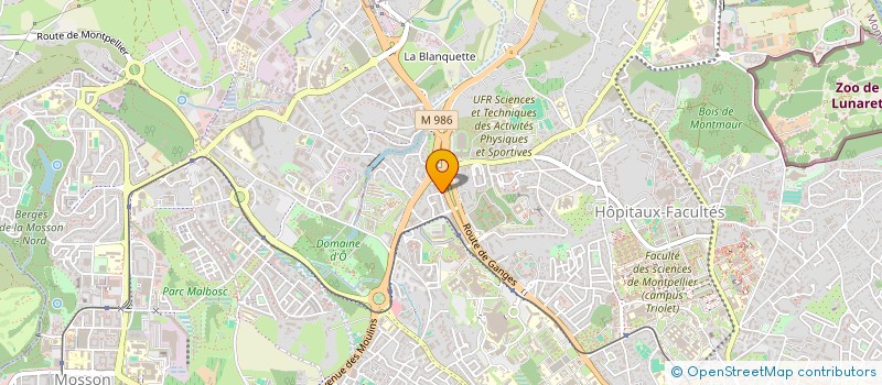localisation de l'entreprise MONSIEUR ABBAS SOULEYMAN ABOUBACAR à MONTPELLIER