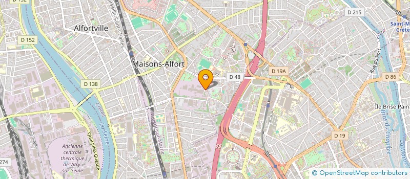 localisation de l'entreprise MONSIEUR ABBAS YOUSSOUF  MAISONS-ALFORT