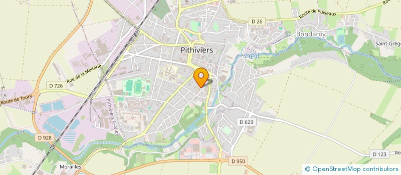 localisation de l'entreprise MONSIEUR ABBASS DIABY  PITHIVIERS