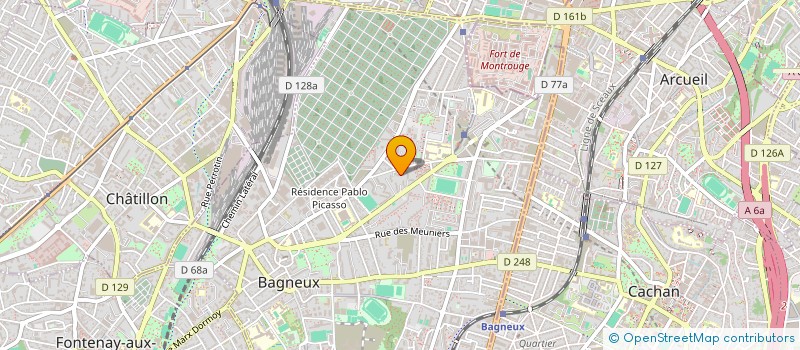 localisation de l'entreprise MONSIEUR ABBAYE DIARRA à BAGNEUX