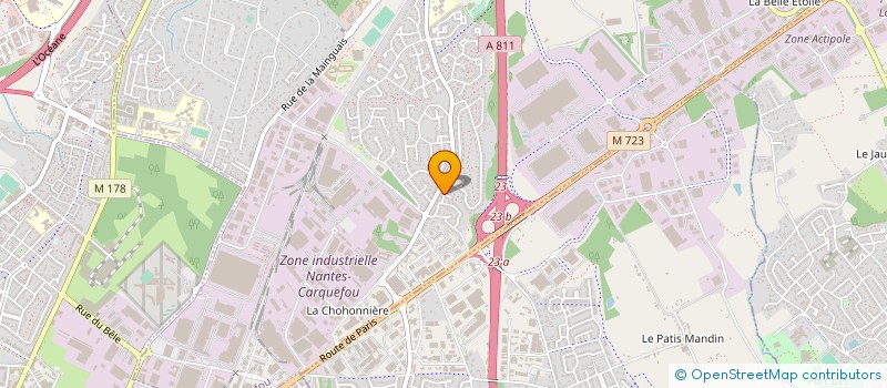 localisation de l'entreprise MONSIEUR ABBELGHANI HADJ-RABIA à CARQUEFOU