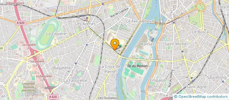 localisation de l'entreprise MONSIEUR ABBES BOUALLAGUI à TOULOUSE