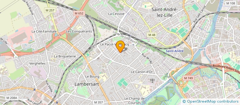 localisation de l'entreprise MONSIEUR ABBES BOUHAMAMA à LAMBERSART
