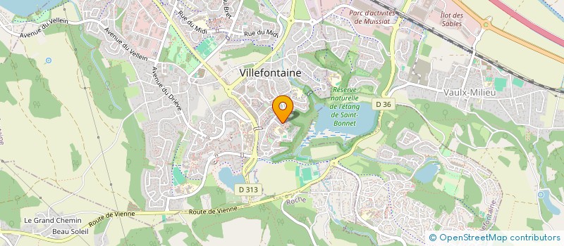 localisation de l'entreprise MONSIEUR ABBES CHARRAD  VILLEFONTAINE