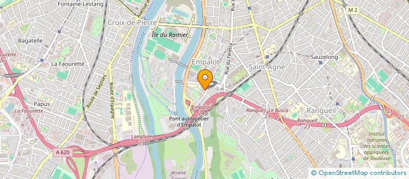localisation de l'entreprise MONSIEUR ABBES DEMMOUCHE  TOULOUSE